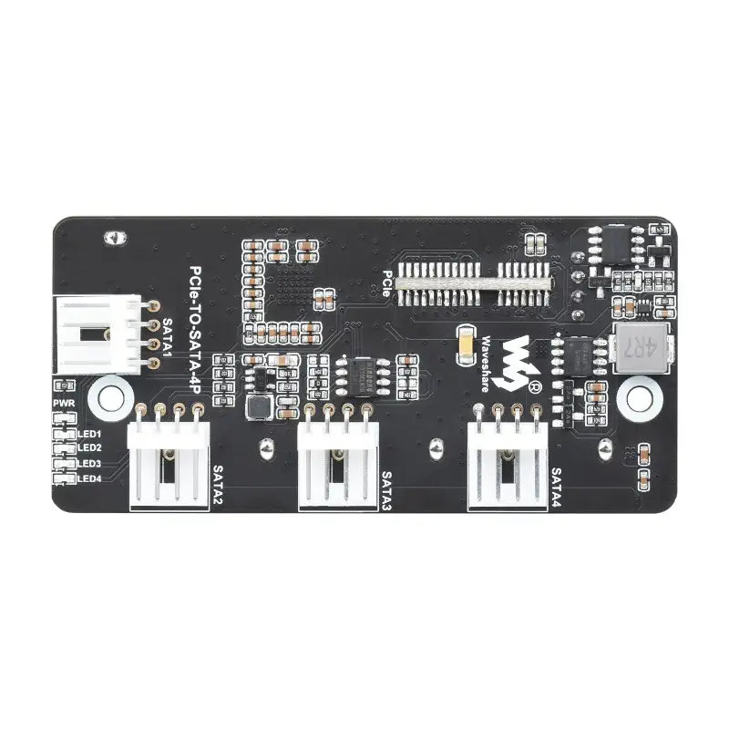PCIe - 4チャンネル SATA 3.0エクスパンダ 6Gpbs 高速 SATAインタフェース CM4対応