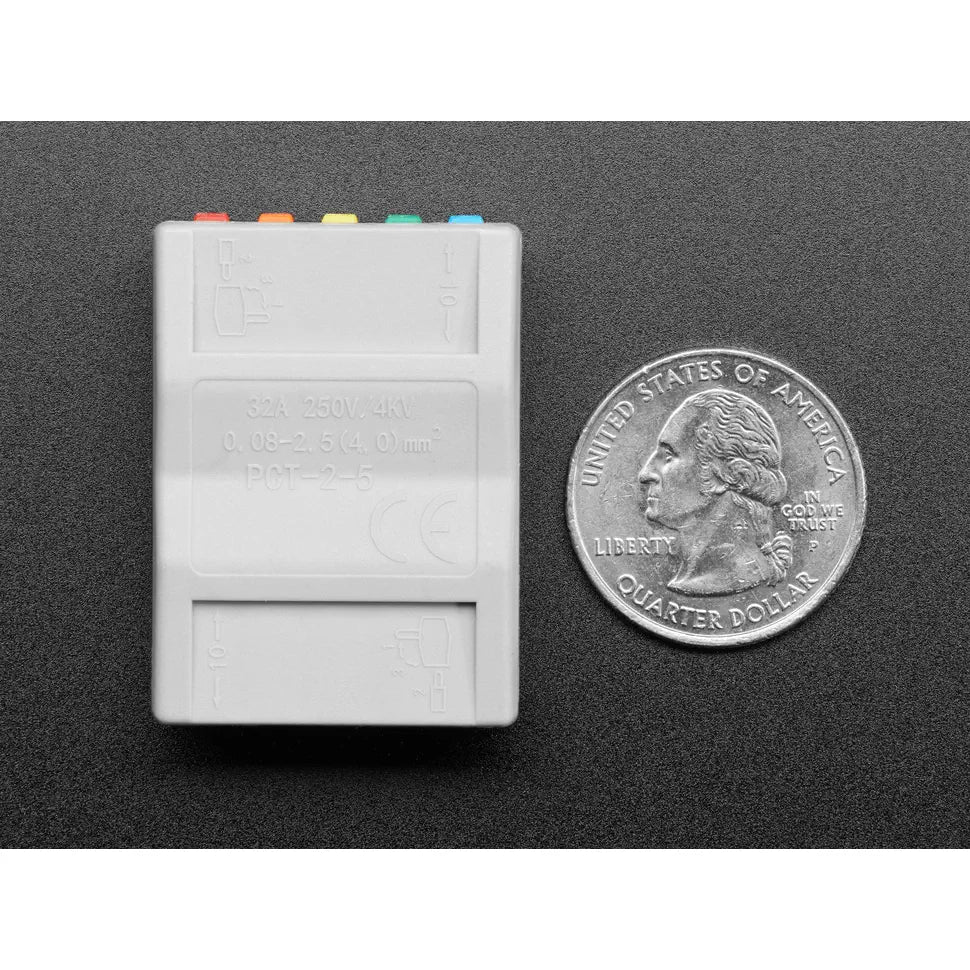 Snap Action 5-to-5 ワイヤブロックコネクタ - グレー PCT-2-5