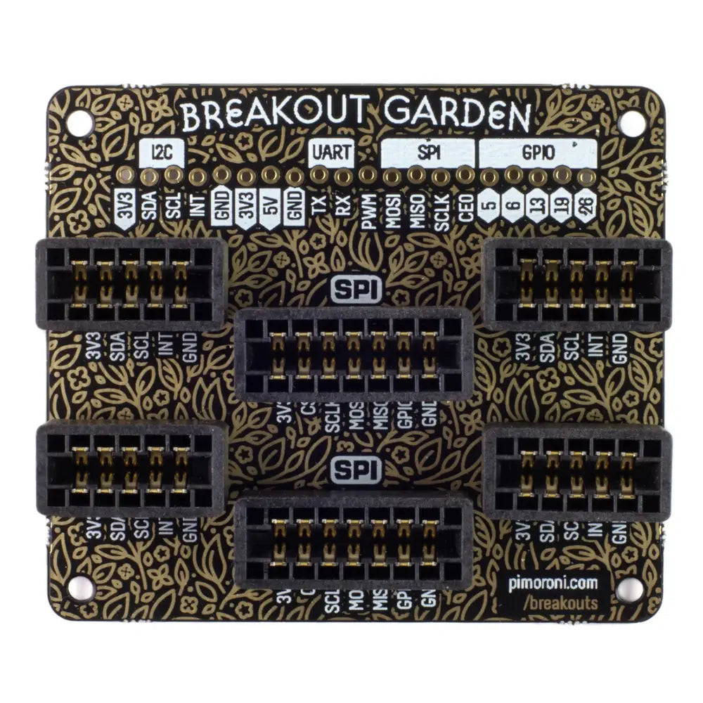 Raspberry Pi用 Breakout Garden (I2C + SPI)