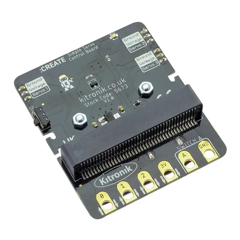 Kitronik BBC micro:bit用 シンプルサーボコントロールボード