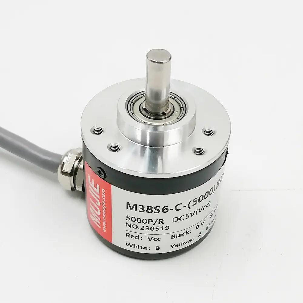 ロータリエンコーダ 5000 P/R 3チャンネル 6mm (5V NPN)