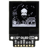 1.12インチ モノクロOLED (128x128、白/黒) ブレイクアウト SPI
