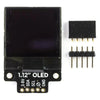 1.12インチ モノクロOLED (128x128、白/黒) ブレイクアウト SPI