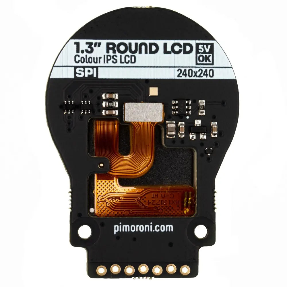 1.3 inch SPI カラー円形 LCD (240x240) ブレークアウト