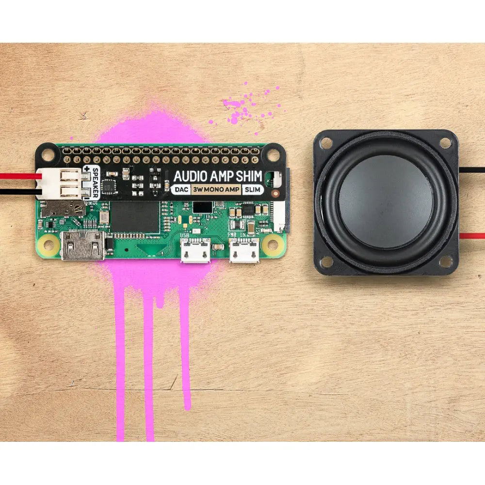 Pimoroni オーディオアンプSHIM (3W モノラルアンプ)