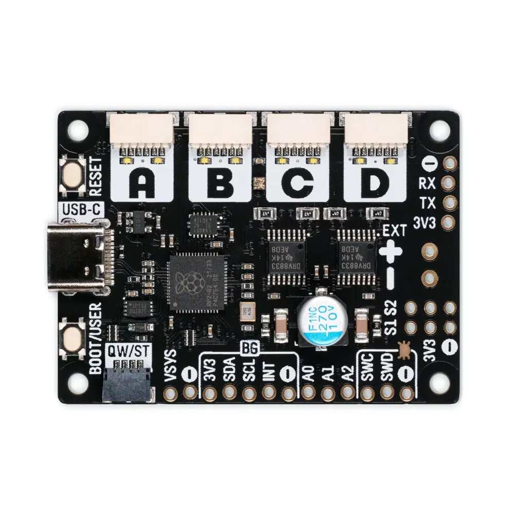 Pimoroni Motor 2040 クアッドモータコントローラ