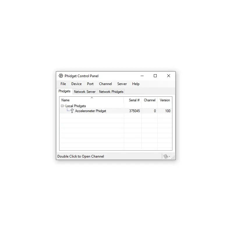 Phidget 加速度計