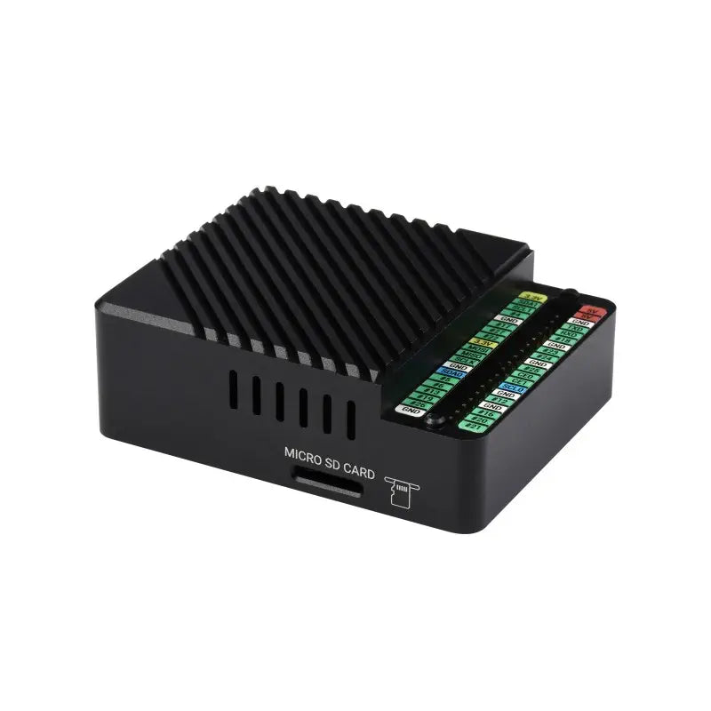 Raspberry Pi CM4用 小型 デュアルギガビット イーサネットベースボード (ベースボード + ケース + USプラグ)