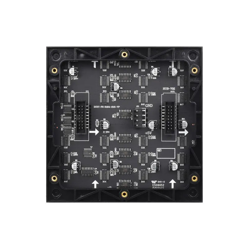 RGBフルカラーLEDマトリクスパネル 2mm間隔 64 x 64ピクセル 明るさ調整可能