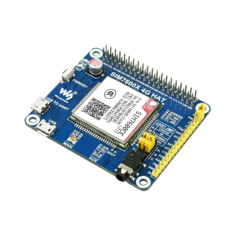 SIM7600CE-JT1S 4G HAT Raspberry Pi用 4G / 3G / 2G通信 中国版