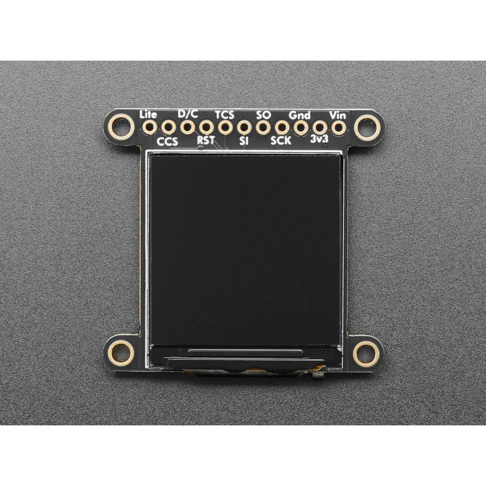 Adafruit 1.3インチ 240x240 広角 TFT LCDディスプレイ、MicroSD付き - ST7789