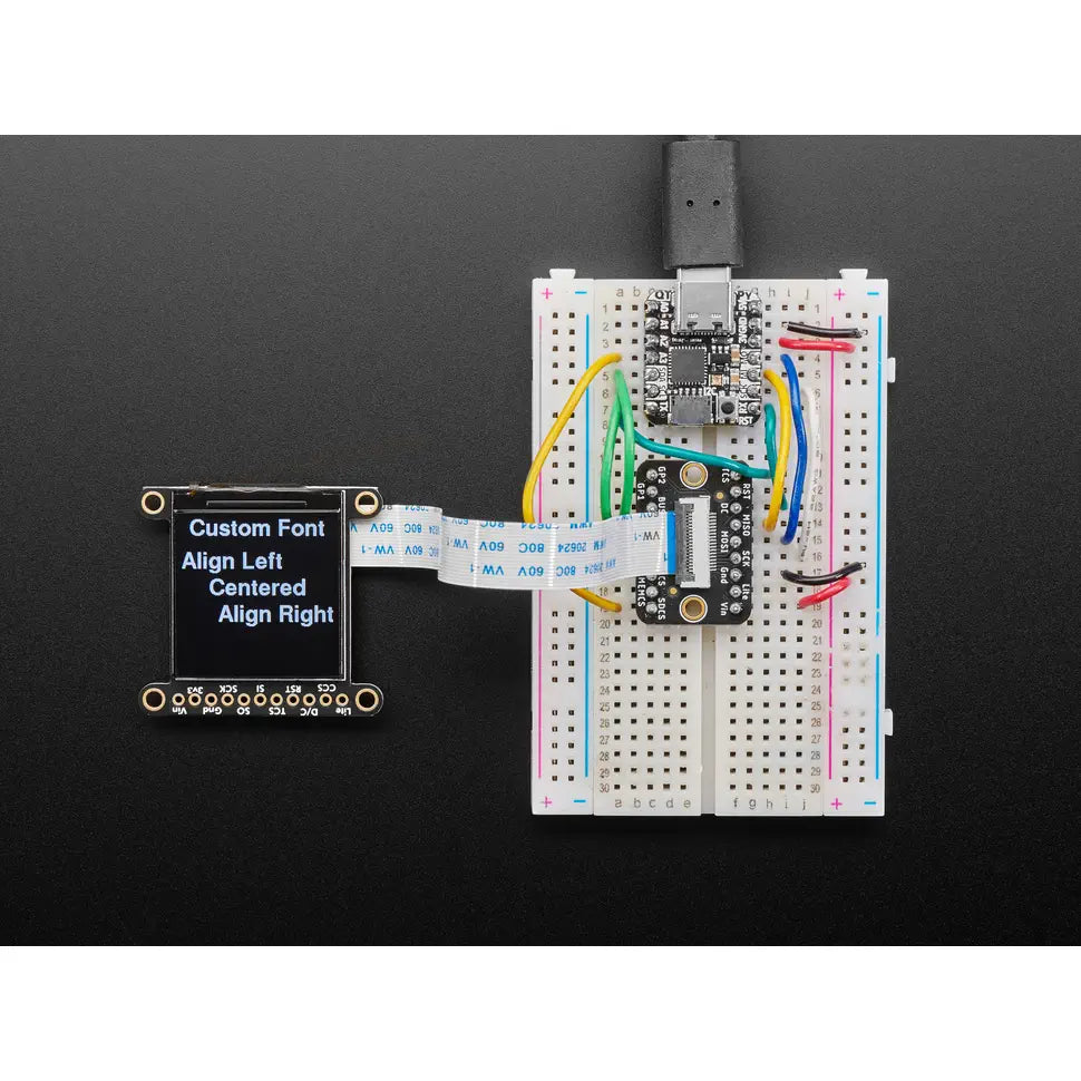 Adafruit 1.3インチ 240x240 広角 TFT LCDディスプレイ、MicroSD付き - ST7789