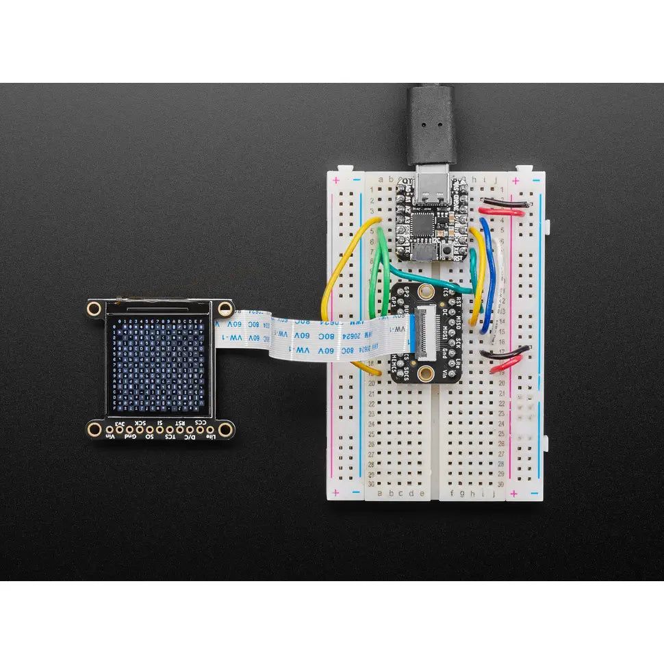 Adafruit 1.3インチ 240x240 広角 TFT LCDディスプレイ、MicroSD付き - ST7789