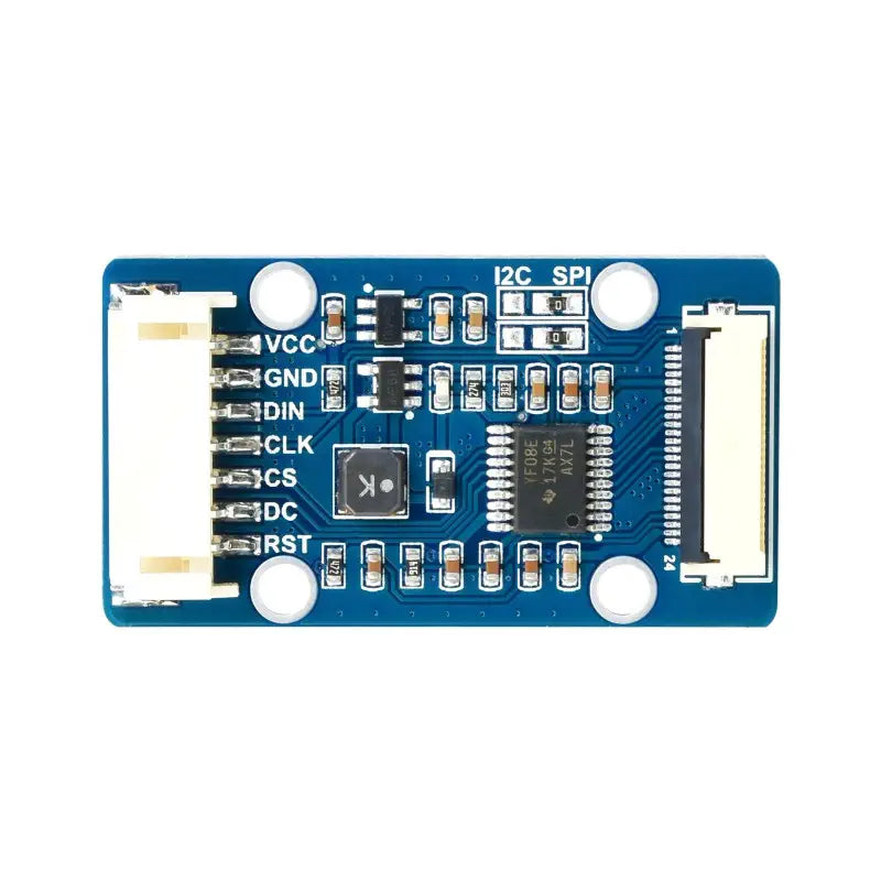 Waveshare 1.51インチ 透過型OLED、128x64、SPI/I2C、ライトブルーディスプレイ