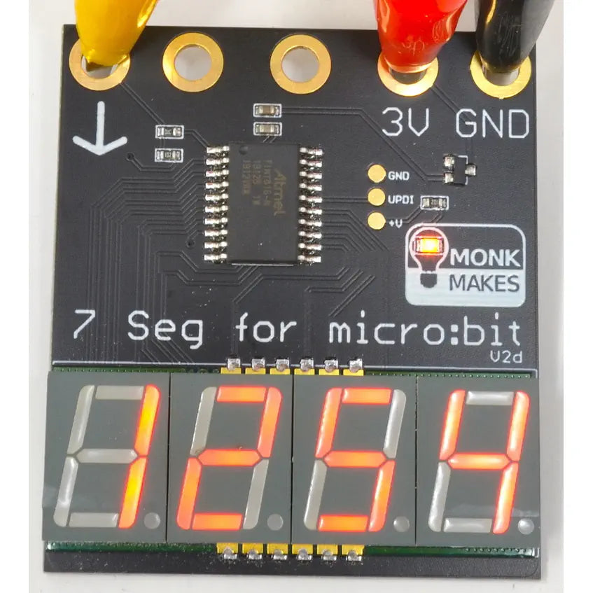 Monk Makes micro:bit用 7セグメントディスプレイ