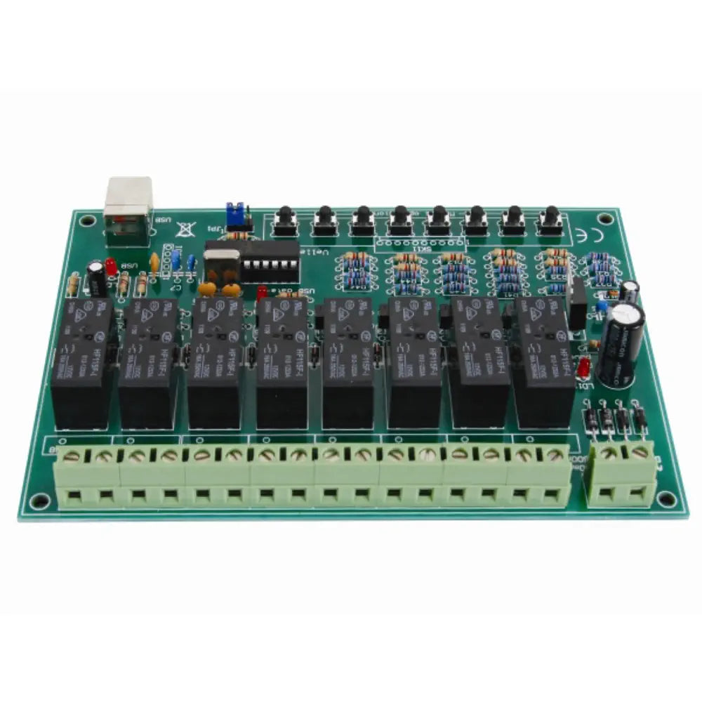 Whadda 8チャンネル USBリレーカード (WSI8090)