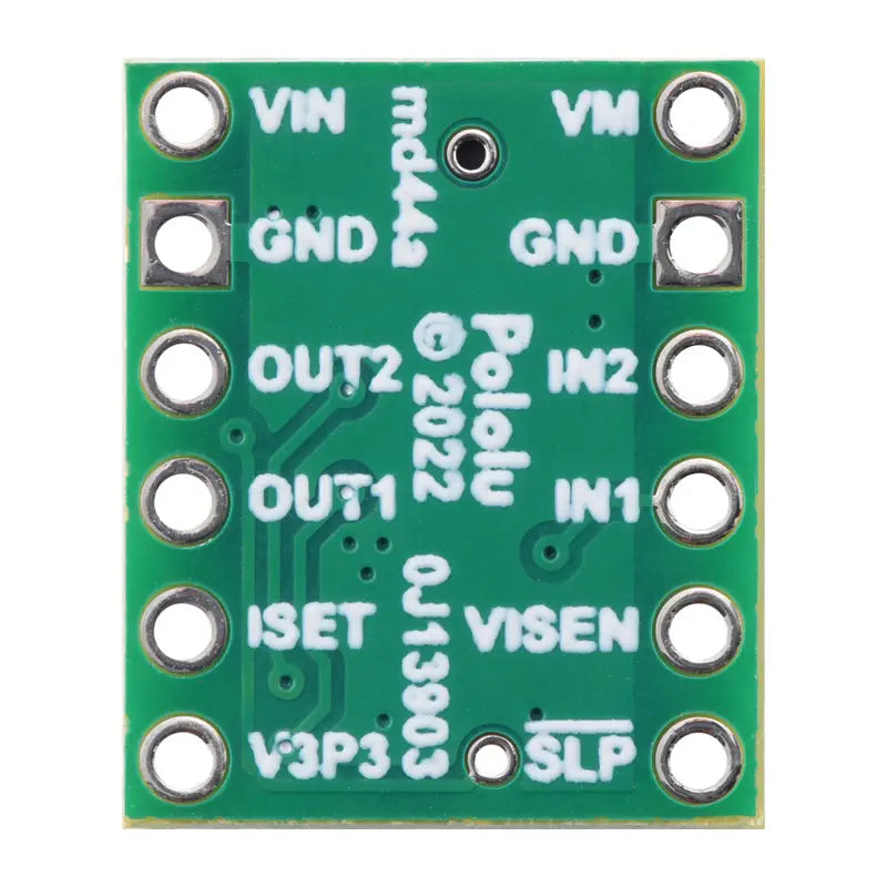Pololu MP6550 シングル ブラシ付き DC モータドライバキャリア