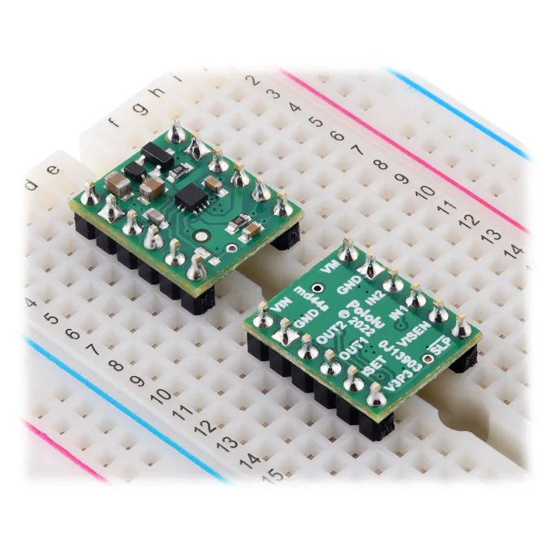 Pololu MP6550 シングル ブラシ付き DC モータドライバキャリア