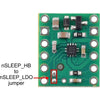 Pololu MP6550 シングル ブラシ付き DC モータドライバキャリア