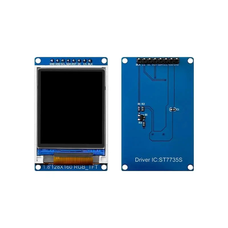 1.8 inch IPSディスプレイ SPI HD 65K フルカラー LCD TFTモジュール ST7735S 128 x 160