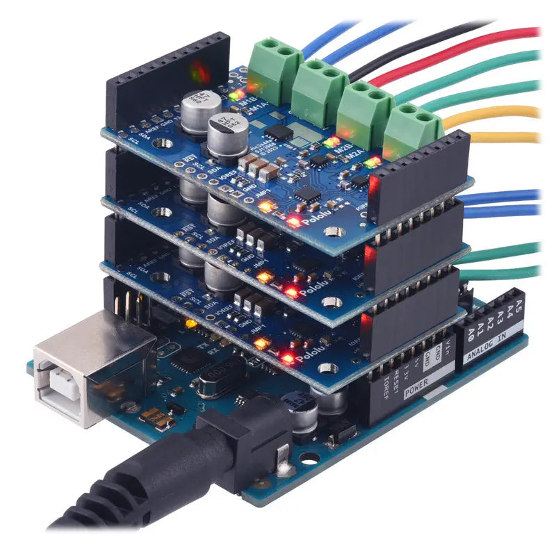 Motoron M3S550 Arduino用トリプルモータコントローラシールド (コネクタはんだ付け)