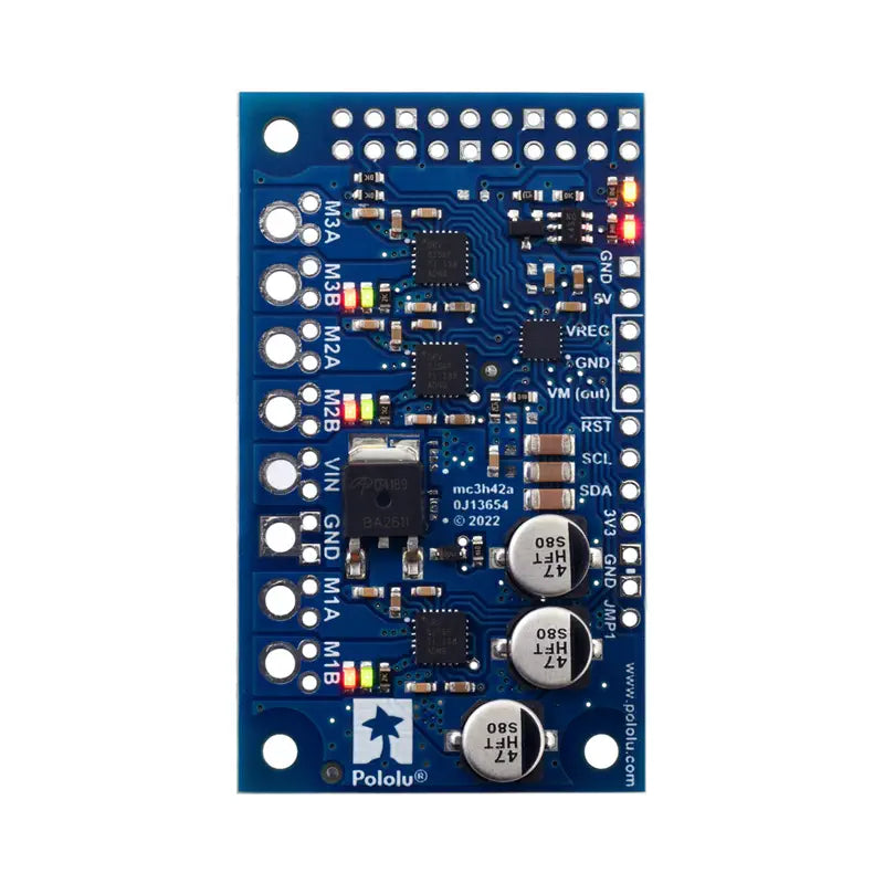Motoron M3H256 Raspberry Pi用トリプルモータコントローラキット (コネクタ付属)