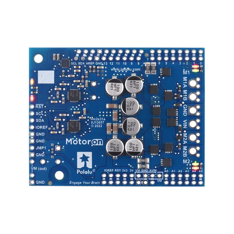 Motoron M2S24v14 Arduino用 デュアル高出力モータコントローラキット (コネクタ付き)