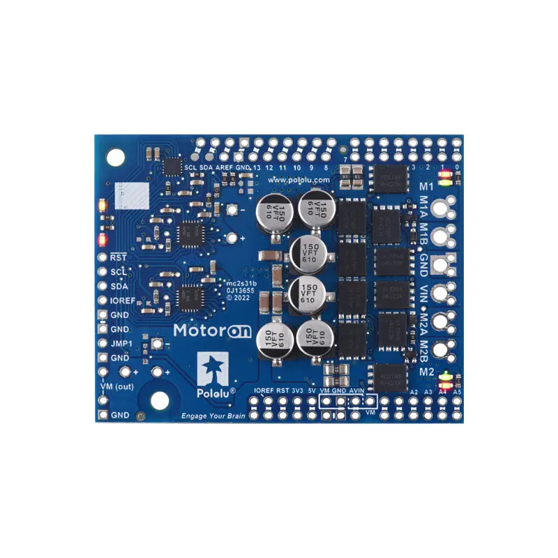 Motoron M2S18v20 Arduino用 デュアル高出力モータコントローラ (コネクタなし)