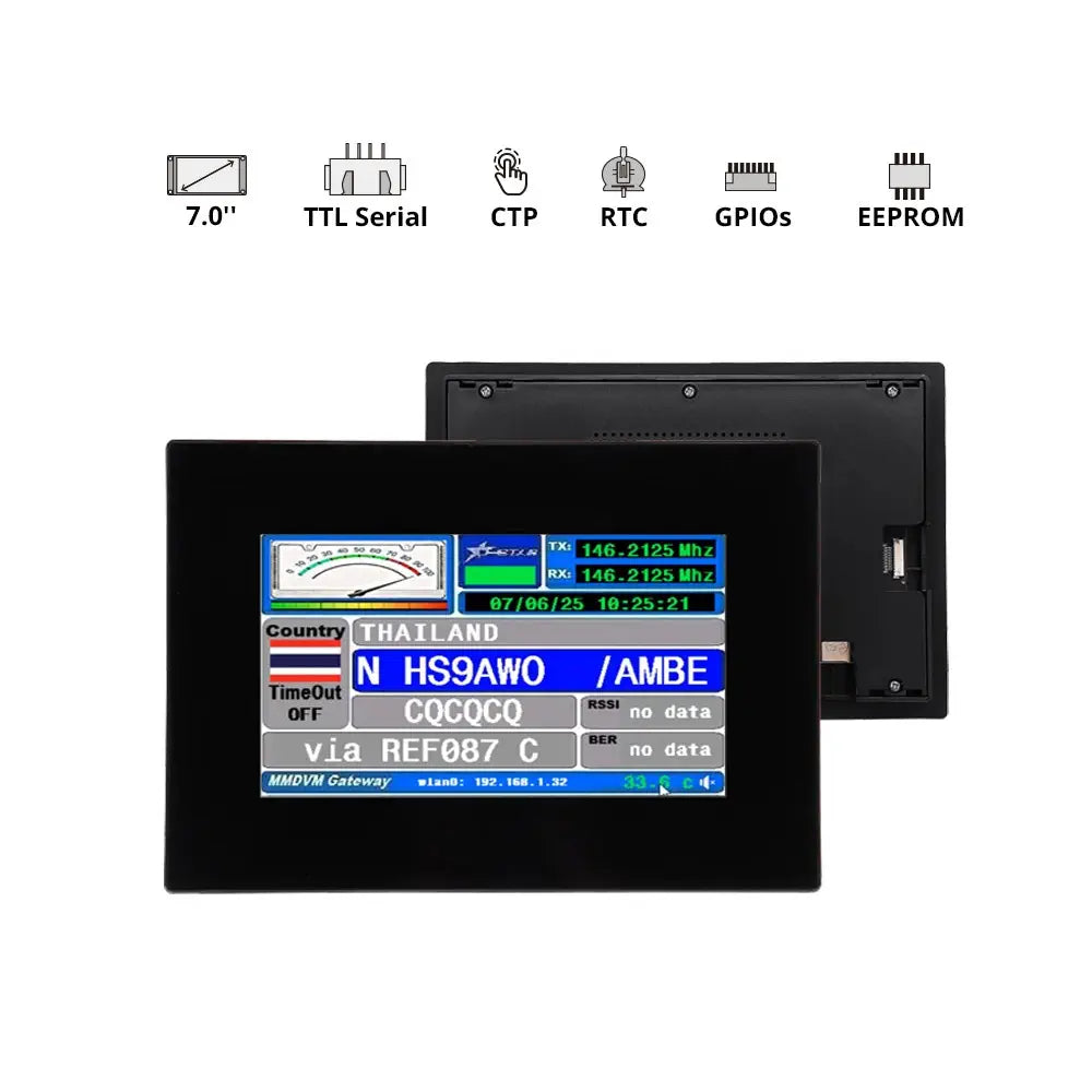 Nextion 7 inch エンハンスドシリーズ HMI 抵抗膜式 タッチディスプレイ (筐体付き)
