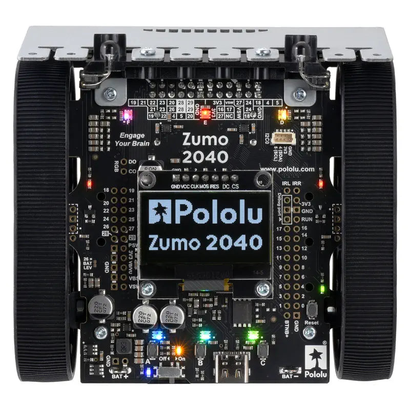 Pololu Zumo 2040 組立て済みロボット (100:1 HPモータ搭載)