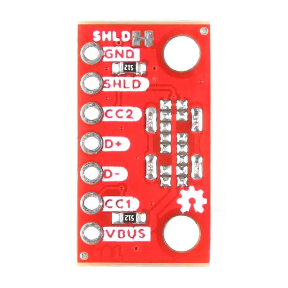 SparkFun 縦型USB-Cブレークアウト