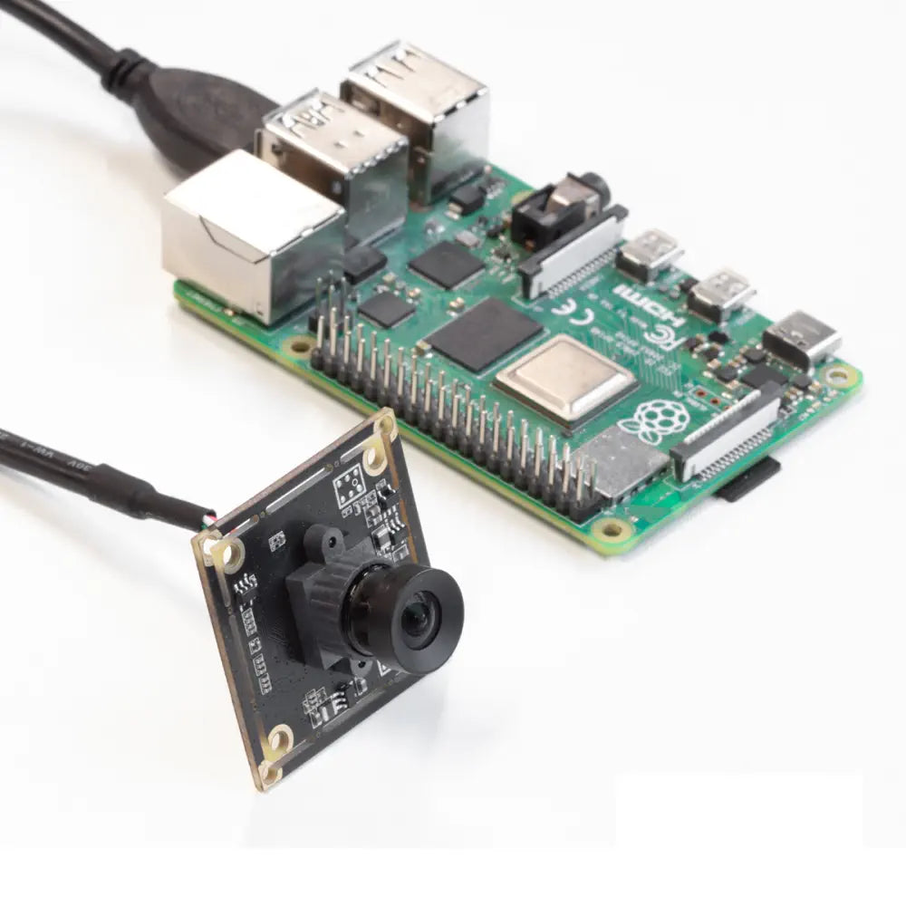 AR0230 RPi、Windows、Linux、Mac OS、Android用 2MP WDR USBカメラ（マニュアルフォーカス M12レンズ付き）