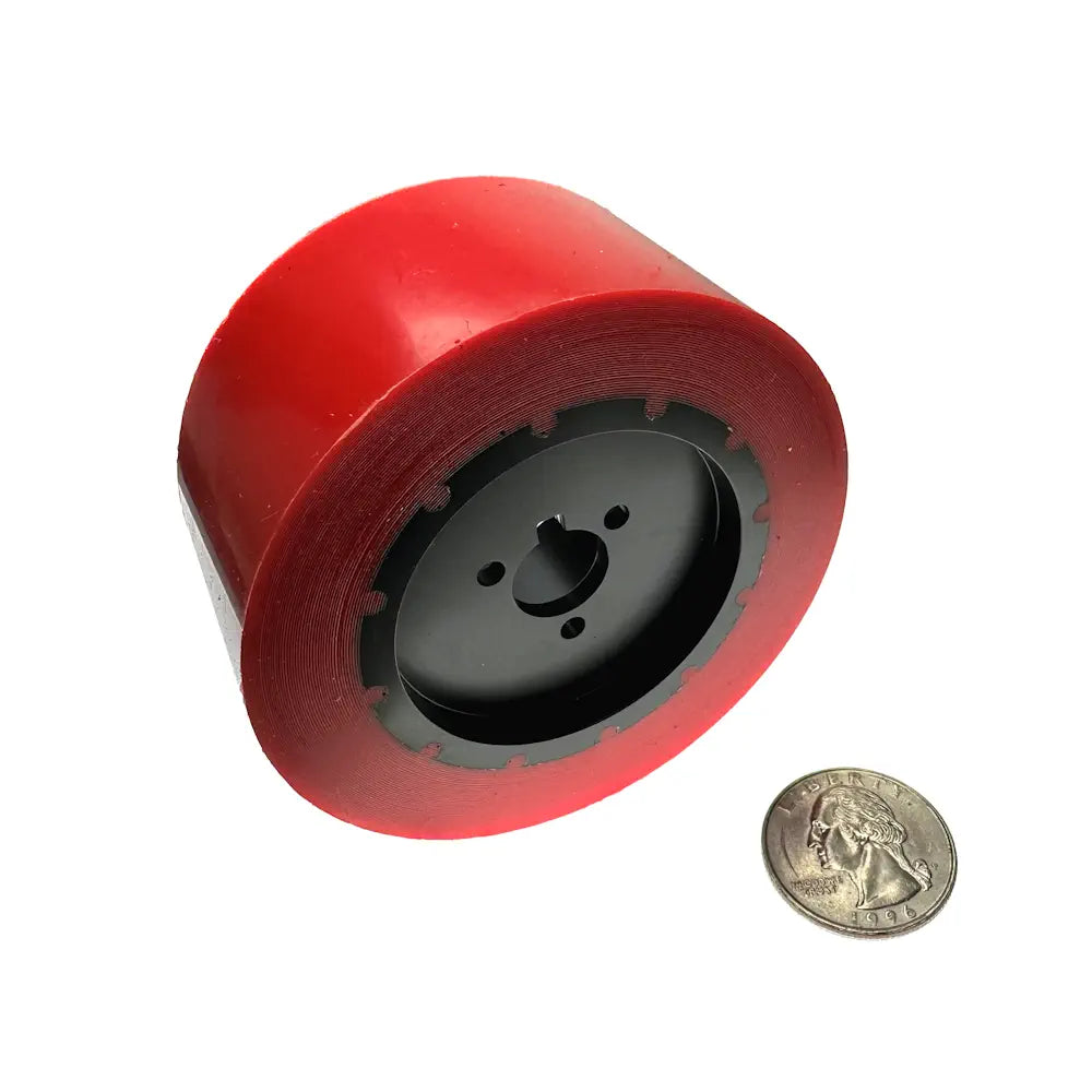 FingerTech Sumoホイール（単独、赤色ウレタン、3 inch、A45）