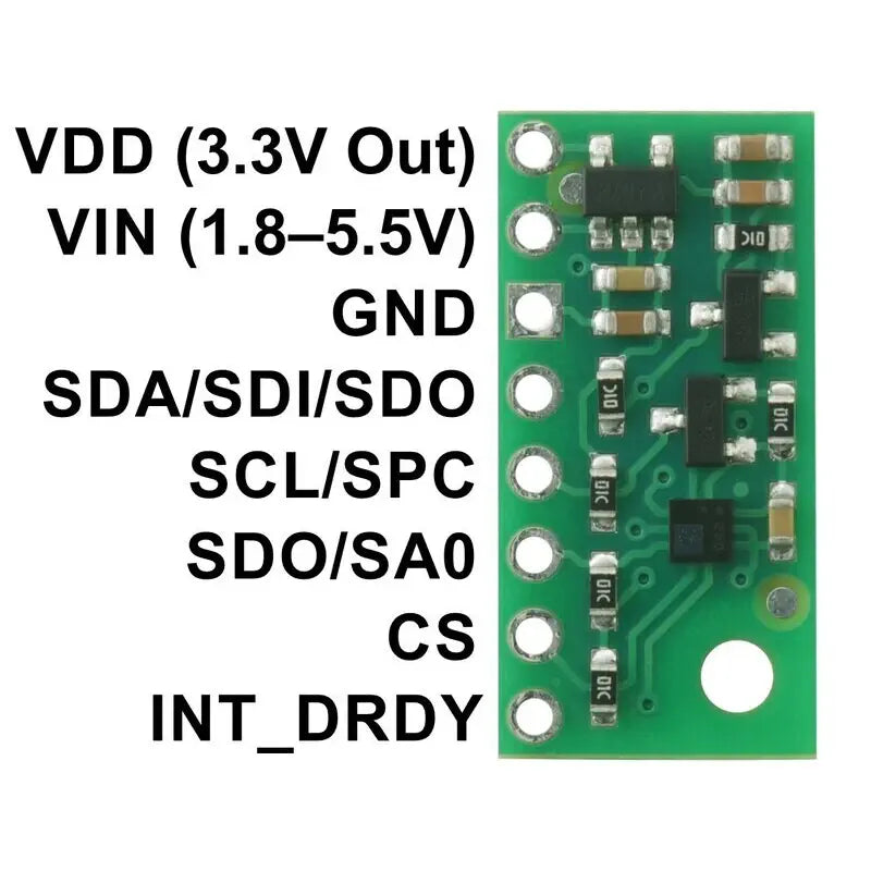 Pololu LPS22DF デジタル気圧計（統合電圧レギュレータ付き）