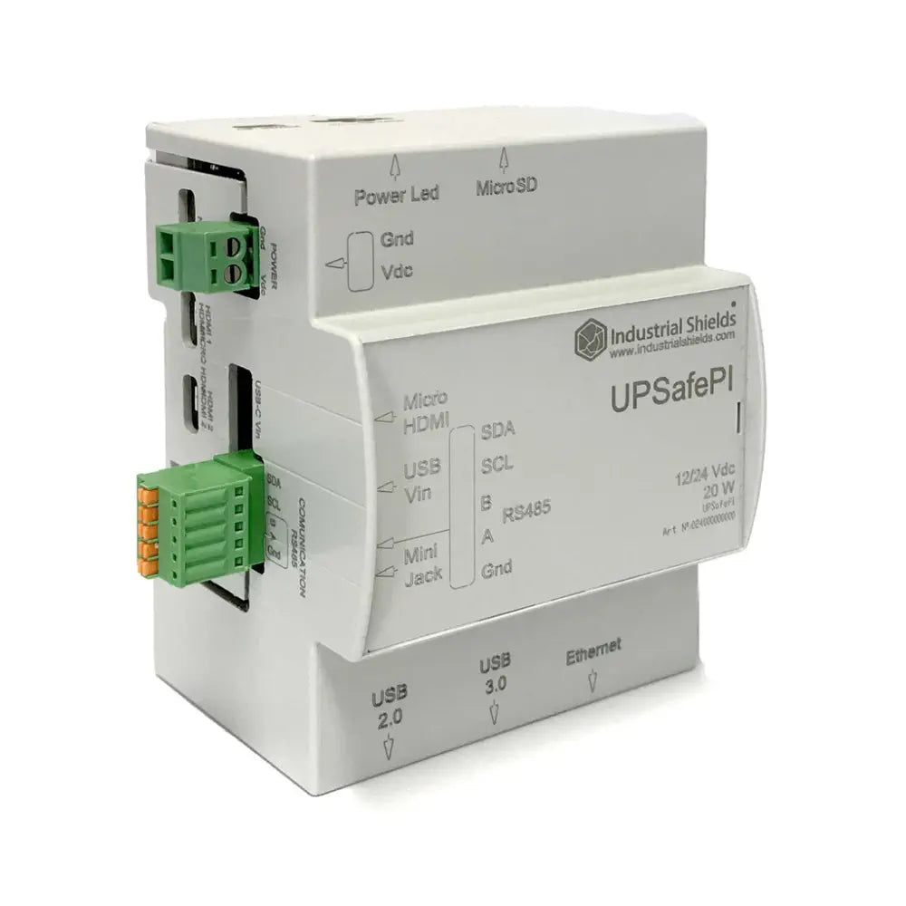UPSafePI Raspberry Pi 4B 工業用UPS (4GB)
