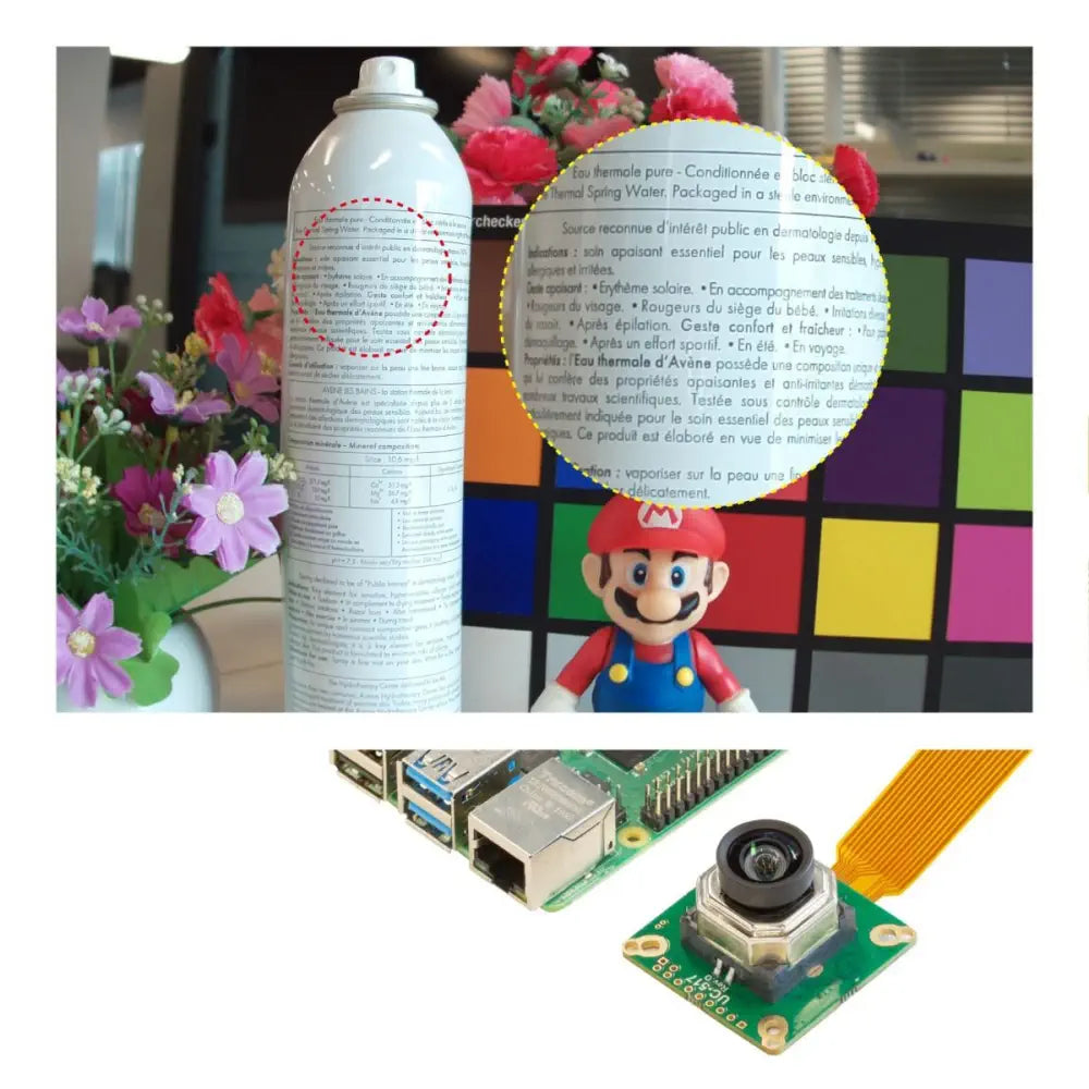 Arducam 12MP IMX477 電動フォーカスHQカメラ (Raspberry Pi 用)