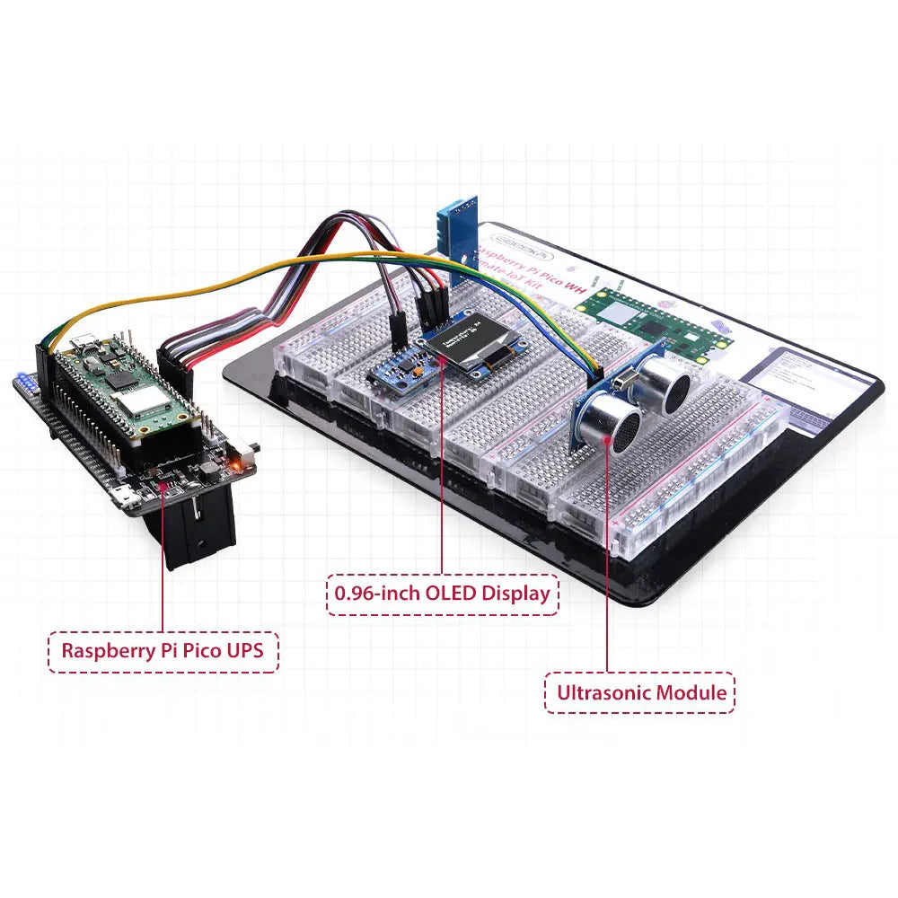 Raspberry Pi Pico W IoTスタータキット (OLEDディスプレイおよび各種センサ付属)