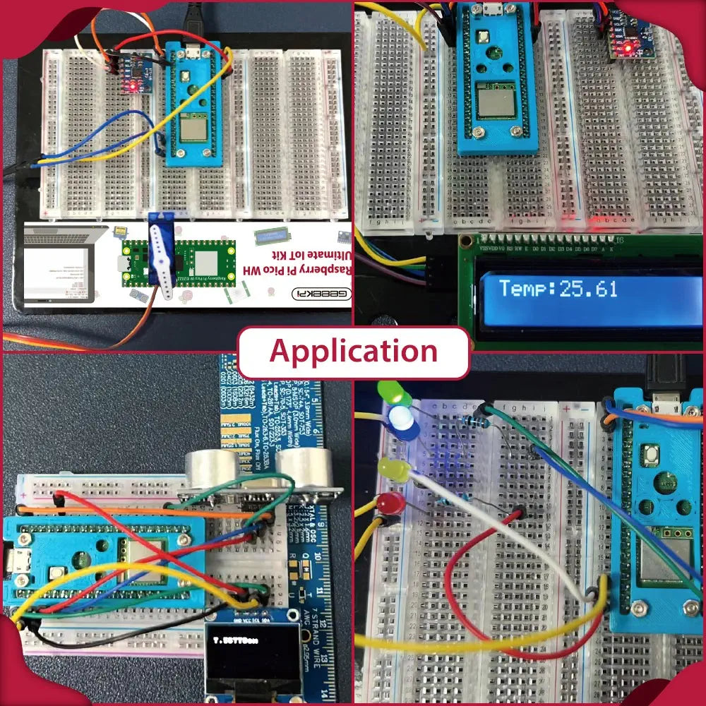 Raspberry Pi Pico W IoTスタータキット (OLEDディスプレイおよび各種センサ付属)