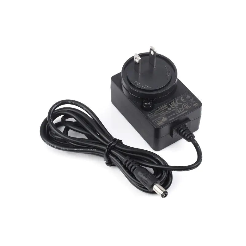 12V/1A 電源アダプタ、DCジャック出力、外径 5.5mm、内径 2.1mm (US仕様)