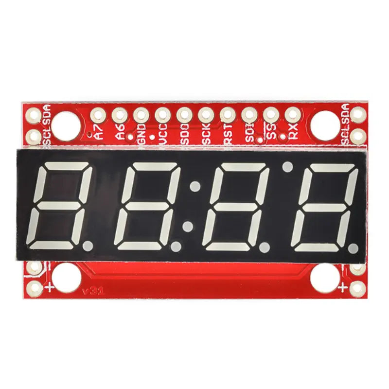 SparkFun 7セグメント シリアル ディスプレイ - ホワイト