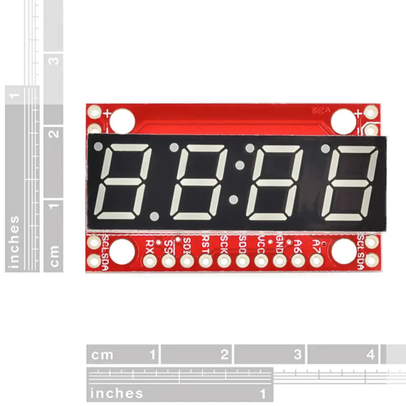 SparkFun 7セグメント シリアル ディスプレイ - ホワイト