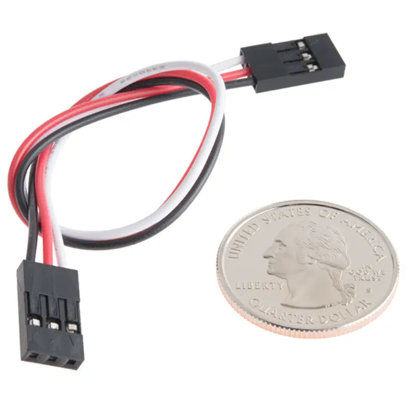 Sparkfun ジャンパーワイヤー - 0.1 インチ、3 ピン、6 インチ (黒、赤、白)