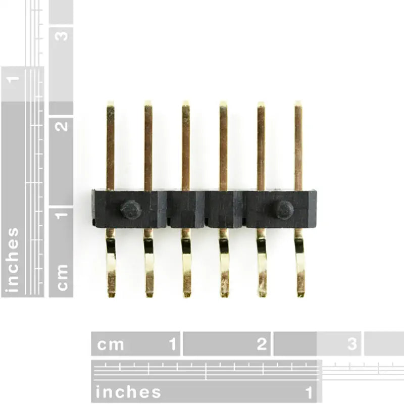 Sparkfun ヘッダー - 6 ピン オス (SMD、0.1 インチ、直角)