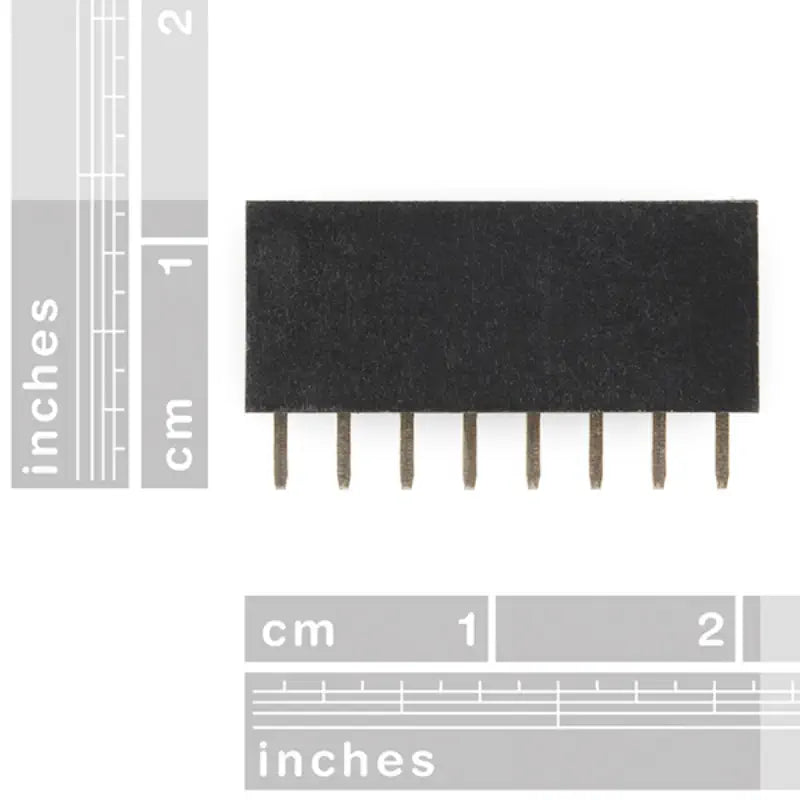Sparkfun ヘッダー - 8 ピン メス (PTH、0.1 インチ)