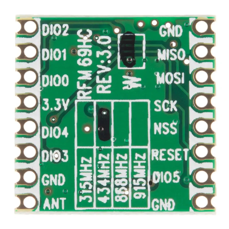 Sparkfun RFM69HCW ワイヤレストランシーバー - 434MHz