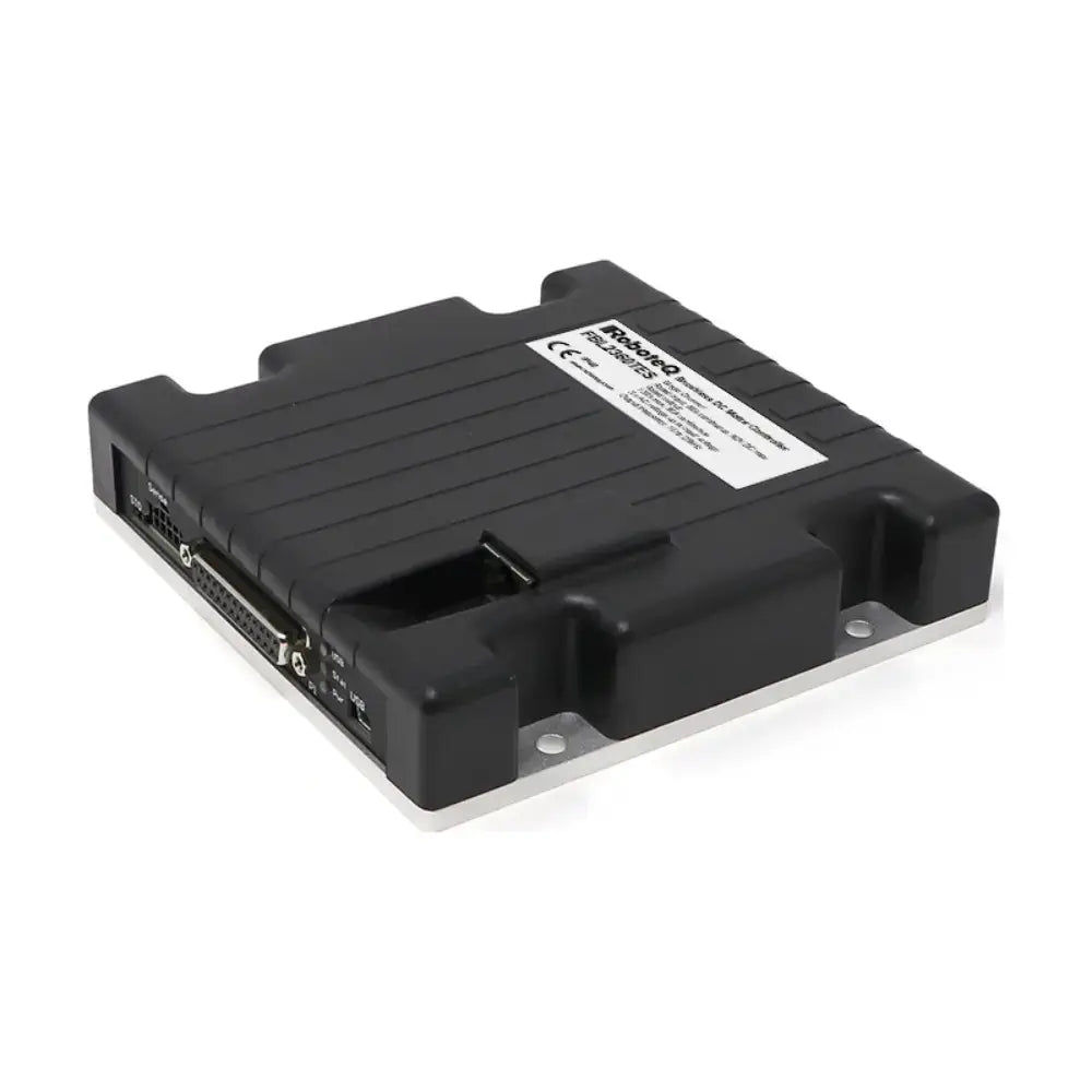 第4世代 ブラシレス DCモータコントローラ シングルチャンネル　2 x 60A 60V USB イーサネット CAN 台形/正弦波 FOC 14デジタル/アナログ IO リゾルバ/SSI 伝導冷却プレート STO PLe Cat3 SIL3