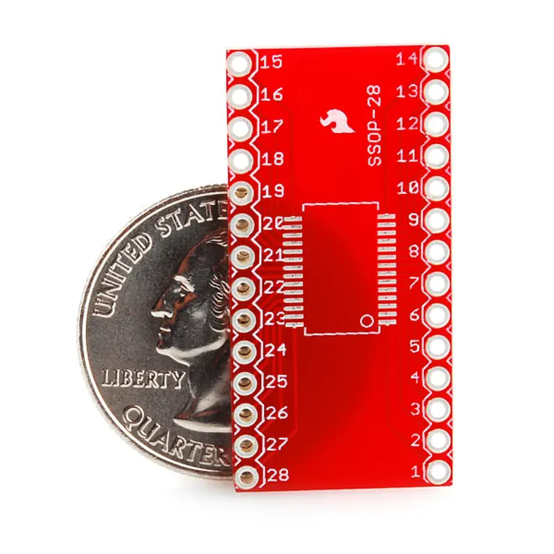 SparkFun SSOP から DIP へのアダプタ - 28 ピン