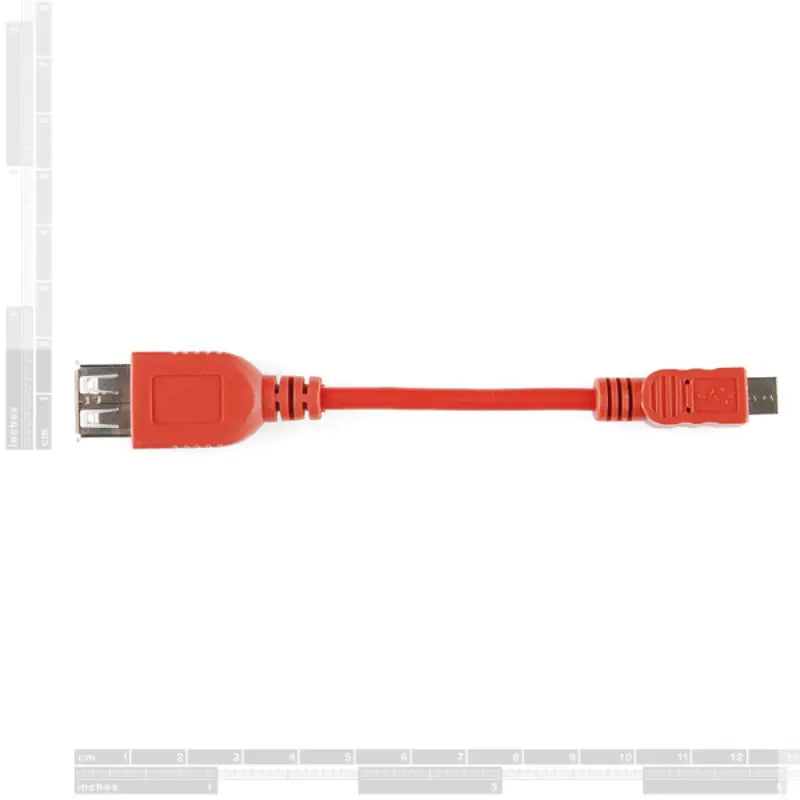 Sparkfun USB OTG ケーブル - メス A から Micro-A - 4 インチ。