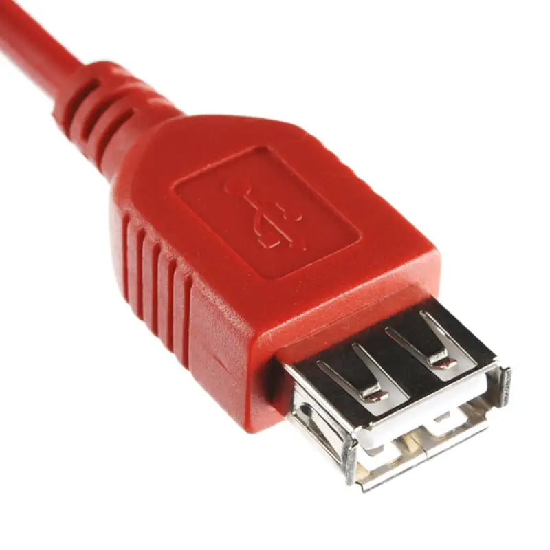 Sparkfun USB OTG ケーブル - メス A から Micro-A - 4 インチ。