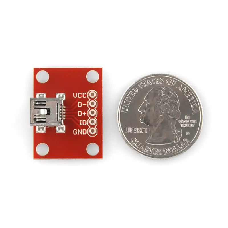 SparkFun USB Mini-B ブレイクアウト